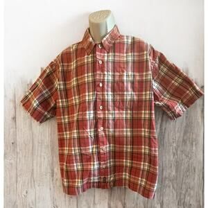 Abercrombie & Fitch Plaid Big Shirt Mens X Multicolored Button Down Long Sleeve